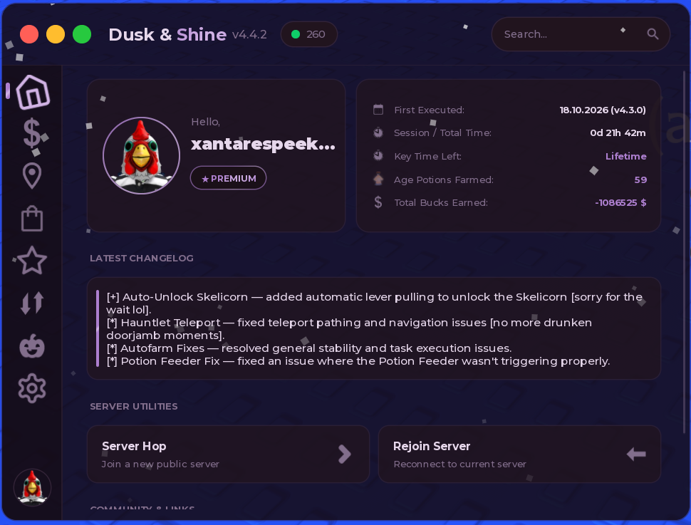 Main UI